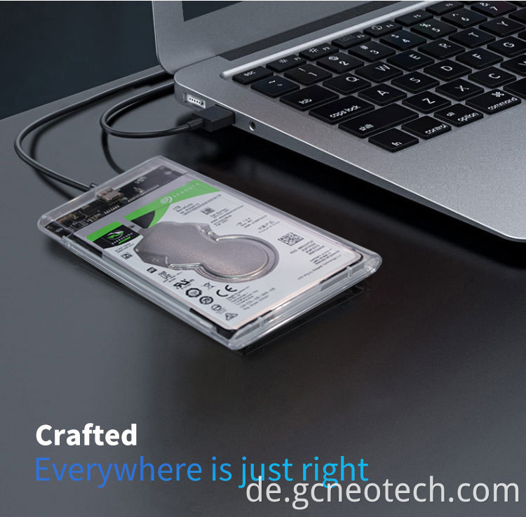 External Hdd Sdd Enclosure Usb Hard Disk Case